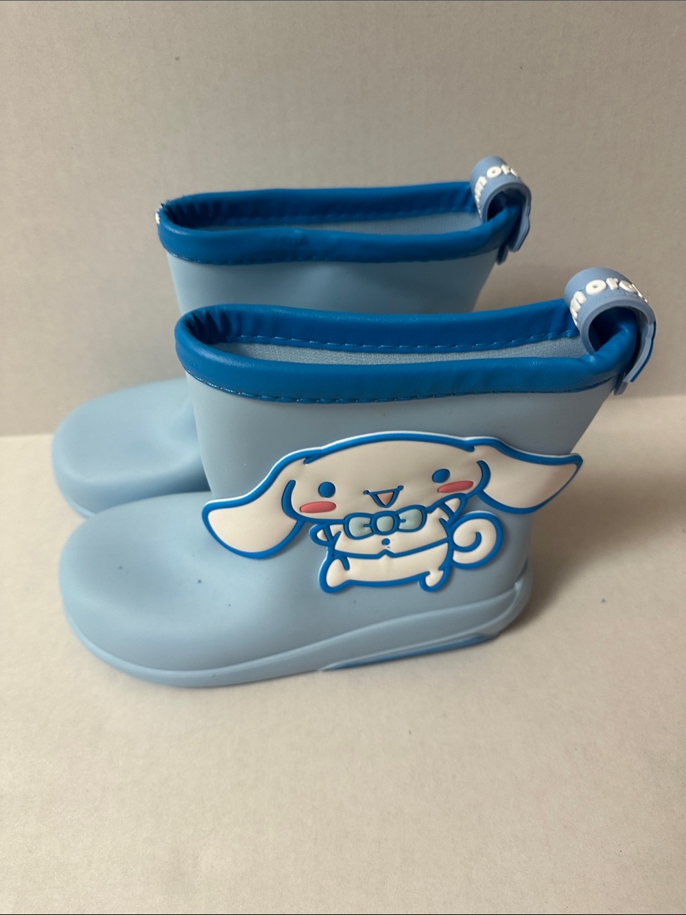 Mini Melissa Light Blue Cinnamoroll Kids Rain Boots